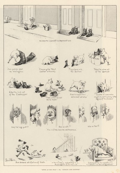 Botas en el Cisne; o, Nada como el cuero de Louis Wain